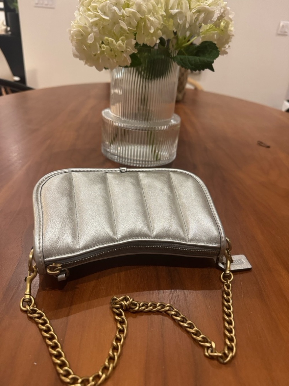 Coach Swinger 20 bag in silver - Picture 4 of 11